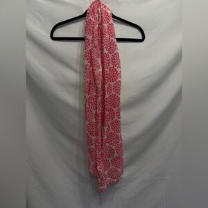 Vineyard Vines Pink and White Women's Scarf